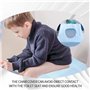 PLATEYTR Lot de 50 Protege WC Jetable, Protection Toilette WC Jetable Couvre Siege Lunette WC Emballage Individuel Matériau Anti
