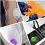 PLATEYTR Pastilles Urinoir, 7 Pièces Urinal Screen pour Urinoir Désodorisant Protection Anti-éclaboussures Contre Les odeurs pou