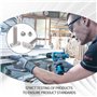 20 Pièces Vis à Tête Marteau m8 En Acier Inoxydable 10pièces Écrous Et Boulons De Serre En Aluminium Argenté Entièrement Filetée