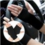 KAYEF 4 paires de gants de protection solaire doigts ouverts Gants femmes doigts ouverts gants UV Gants poignet légers doigts ou