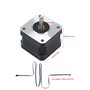Toaiot Moteur pas à pas Nema 17 Moteur 42-34 1.8 Angle pas à pas 1.5A Corps 2 phases 4 fils pour extrudeuse d'imprimante 3D Repr