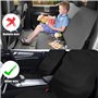Lot de 2 housses de siège avant, housses de siège de voiture imperméables, pour tous les types de sièges de voiture, protègent v