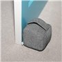 HEFTMAN Arret De Porte Tissu Butoir Porte Avec Poignée Cale Porte Bloc Porte Sable Butoir Pour Porte Tissu - Gris - Lot De 2
