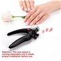Coupe-ongles en acrylique professionnel réglable en acier inoxydable et 1pcs Coupe Capsules Ongles Pince Ongle Gel Coupe Cuticul