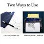 Viexpand Lot de 25 Feuilles de Papier de Transfert de Tatouage, Papier calque de Tatouage de Papier Graphite, de Papier Carbone,