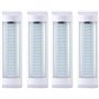READY Lot de 4 barres lumineuses universelles pour intérieur de voiture