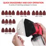 Delta Sander Ponceuse Orbitale 220W 13000RPM Avec Collecteur De PoussièRe, Ponceuse Manuelle 1,6 A Avec 20 Papiers De Verre Pour