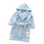DEBAIJIA Bambin Peignoir 0-14T Enfant Robe de Chambre Bébé Pyjamas Infantile Chemise de Nuit Sleepsuit Unisexe Garçon Fille（Bleu