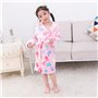 DEBAIJIA Bambin Peignoir 0-14T Enfant Robe de Chambre Bébé Pyjamas Infantile Chemise de Nuit Sleepsuit Unisexe Garçon Fille（Bleu