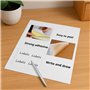 50 feuilles A4 d’étiquettes autocollantes – Surface lisse, forte adhérence, compatibles imprimantes laser, jet d’encre et matric