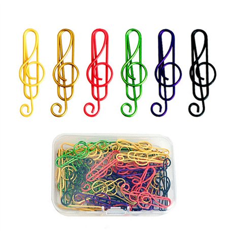 Widream 50 Pièces Colorés Trombones