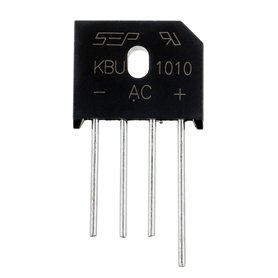BOJACK KBU1010 Puce IC de pont redresseur de diodes monophasées 10A 1000V （pack de 10 pièces）