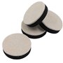 Rehausseurs de Meubles Table Pied - 4 Pièces Diamètre : 63,5 mm Hauteur : 16,5 mm Rehausseurs de Lit Peut être Utilisé en Piles 