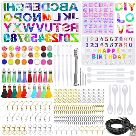 TWBEST Kit de Moules et Outils de Coulée de Résine