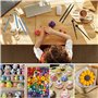 YUTUY Outils de Sculpture, 62 PCS Outil de Poterie,Outil Modelage Outil de Poterie Sculpture,Clay Sculpting ToolsEn Bois avec Sa
