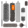 TAVADA Lot de 8 plumeaux télescopiques lavables