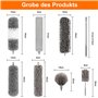 tige et balai d'angle flexible