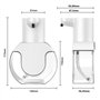 IGUGI Distributeur de Savon Automatique, 420ml Distributeur de Savon sans Contact USB Rechargeable Distributeur Savon Mural IPX5
