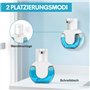 IGUGI Distributeur de Savon Automatique, 420ml Distributeur de Savon sans Contact USB Rechargeable Distributeur Savon Mural IPX5