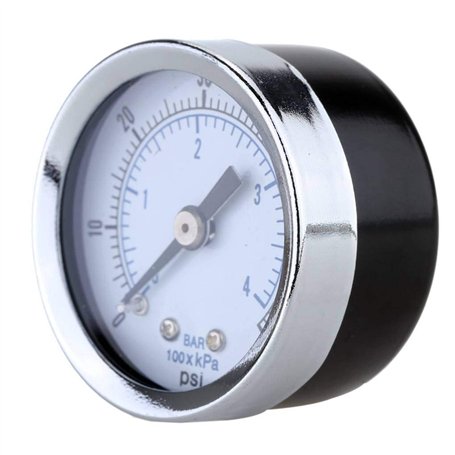 Byubox 40mm 0-60psi 1/8" NPT Mini jauge de pression d'air Compresseur hydraulique Vacuomètre manomètre testeur de pression