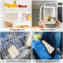 Boîte à lunch 3 couches, boîte à bento 4 en 1 avec fourchette et cuillère, boîte de rangement alimentaire de 1000 ml pour hommes