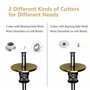 YOSELIN Ensemble d'outils de marquage de roue gabarit à queue d'aronde comprenant 2 cutter de roue verrouillé pour bois dur 1 ja