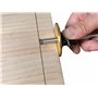 YOSELIN Ensemble d'outils de marquage de roue gabarit à queue d'aronde comprenant 2 cutter de roue verrouillé pour bois dur 1 ja