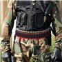 Cartouchiere, Ceinture pour Fusil de Chasse Calibre 12G 25 Tours Ceinture de Munitions Ceinture Bandolier en Coquille pour Carto