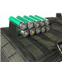 Porte-Coquille de Fusil de Chasse à 12 Cartouches, Porte-munitions de Fusil Support de Crosse pour Calibre 12/20