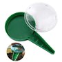 LuLiyLdJ Distributeur de semences de jardin 2 pièces, semoir, semoir, plateau de semoir, 5 ensembles d'outils de jardinage diffé