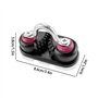 MiOYOOW 2 Pcs Taquet Coinceur, Taquet à Came Bateau Taquet Coinceur Corde Voile en Aluminium Diamètre Ligne Max 15mm/0.59" pour 