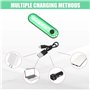 MiOYOOW 6 Pcs Feux Navigation Bateau, 4 Modes Marine LED Lumière Voile Rechargeable, 3 Couleurs Lampes de Navigation Latérale ét
