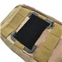 MiOYOOW Panneau de Patchs Molle, 2 Pcs Panneaux Modulaires Nylon pour écussons d'identification 8×5cm, Attaches Tactiques pour P