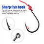 Hameçon d'appât de Jupe de Calmar, 5 Pcs Octopus Jigs Swimbait, Leurres de Pêche Souples Lumineux avec Hameçon Barbelé Doubles p