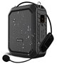 SHIDU Amplificateur de Voix sans Fil Haut-Parleur Bluetooth Système de sonorisation Portable étanche 18W avec Casque Micro sans