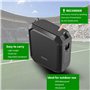 SHIDU Amplificateur de Voix sans Fil Haut-Parleur Bluetooth Système de sonorisation Portable étanche 18W avec Casque Micro sans 