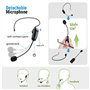 SHIDU Amplificateur de Voix sans Fil Haut-Parleur Bluetooth Système de sonorisation Portable étanche 18W avec Casque Micro sans 