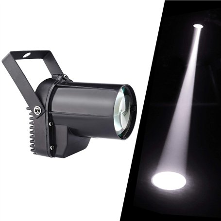 3w Blanc Projecteur pour Boule à Facettes Lumiere pour Boule a Facette avec Moteur