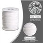 Mèche de Bougie Coton 15 CM Mèches en Coton Naturel pour La Fabri