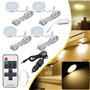 ConBlom 12 V Éclairage pour Camping-Car, Spot LED Intérieur Télécommande pour Camping-Car T4 T5 Camping-Car Caravane Lumière 12V