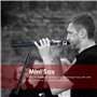 Mini kit de saxophone alto de poche, saxophone alto portable avec 4 anches, 8 tampons dentaires, tableaux de doigtés, sac de tra
