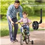 ARIOU Roulettes d'entraînement pour vélo - Roues d'entraînement robustes pour vélos pour enfants de 30 à 50 cm - Accessoires d'e