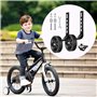 ARIOU Roulettes d'entraînement pour vélo - Roues d'entraînement robustes pour vélos pour enfants de 30 à 50 cm - Accessoires d'e