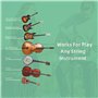 WV5ULF8FIKIK5TFUVF2O – Moufles de guitare pour homme et femme, 4 protections professionnelles du bout des doigts pour jouer des 