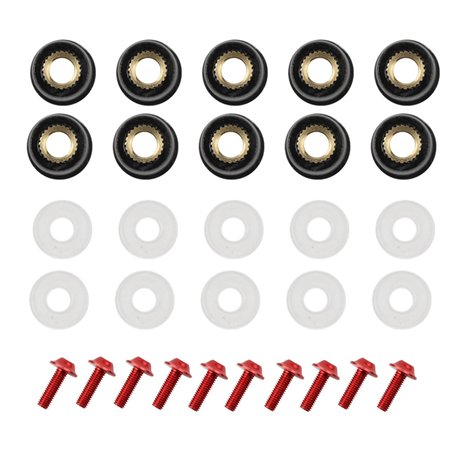 Kit de boulon de moto - Kit de déflecteurs de vent de 5 mm - Vis et écrous M5 - Vis et écrous pour la plupart des véhicules de m