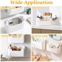 Farnirvana 2 pièces Armoires de Cuisine Porte Boîte de Rangement, boîtes de Rangement Autocollantes pour Porte d'armoire de Cuis