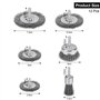 12 Pièces Brosse Métallique pour 6 mm Perceuse Queue