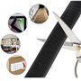 Scratch Autocollant Double Face,Bande Agrippantes Adhésives 5 m, Adhésives Hook Loop Rubans,Bande Scratch Adhésif,pour Ménage,Br