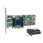 Adaptec 2273600-R Carte contrôleur Raid Mini SAS 6 Gbit/s 8 Voies PCI-E maxCache 2.0 avec connecteurs montés sur Le Dessus