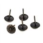 Yasorn Clous Tapissier Laiton Cuivre Meubles Décoratifs 14mm Motif de Fleurs DIY Clous 100pcs